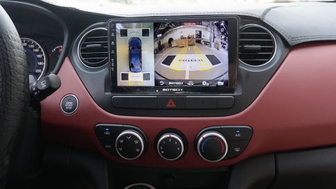 Màn hình Gotech GT360 liền camera 360 Hyundai i10 2014 - 2021